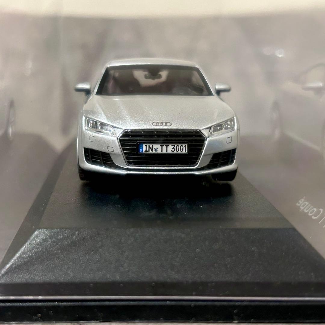 ディーラー正規品 Audi TT Coupé ミニカー シルバー 1:43