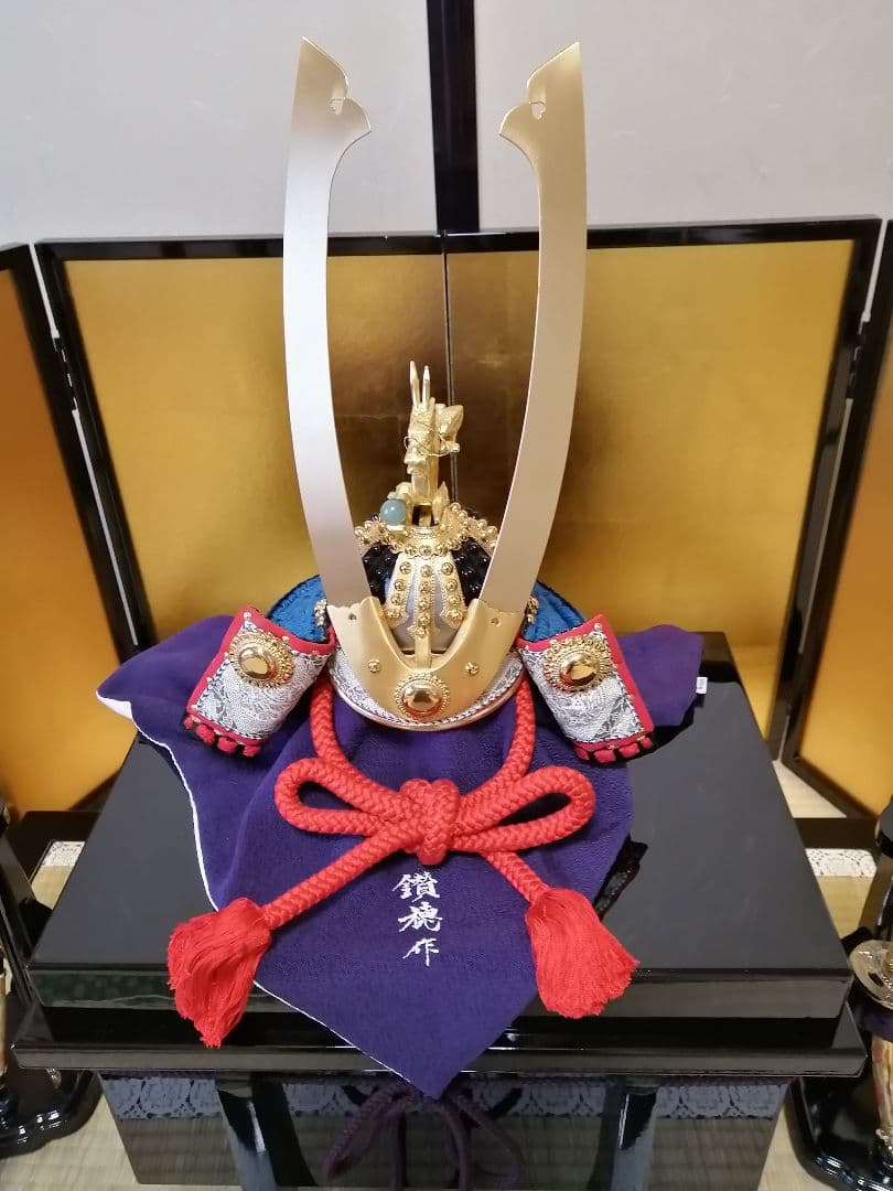 五月人形　兜飾り　一式　吉徳　鑚穂　端午の節句　こどもの日