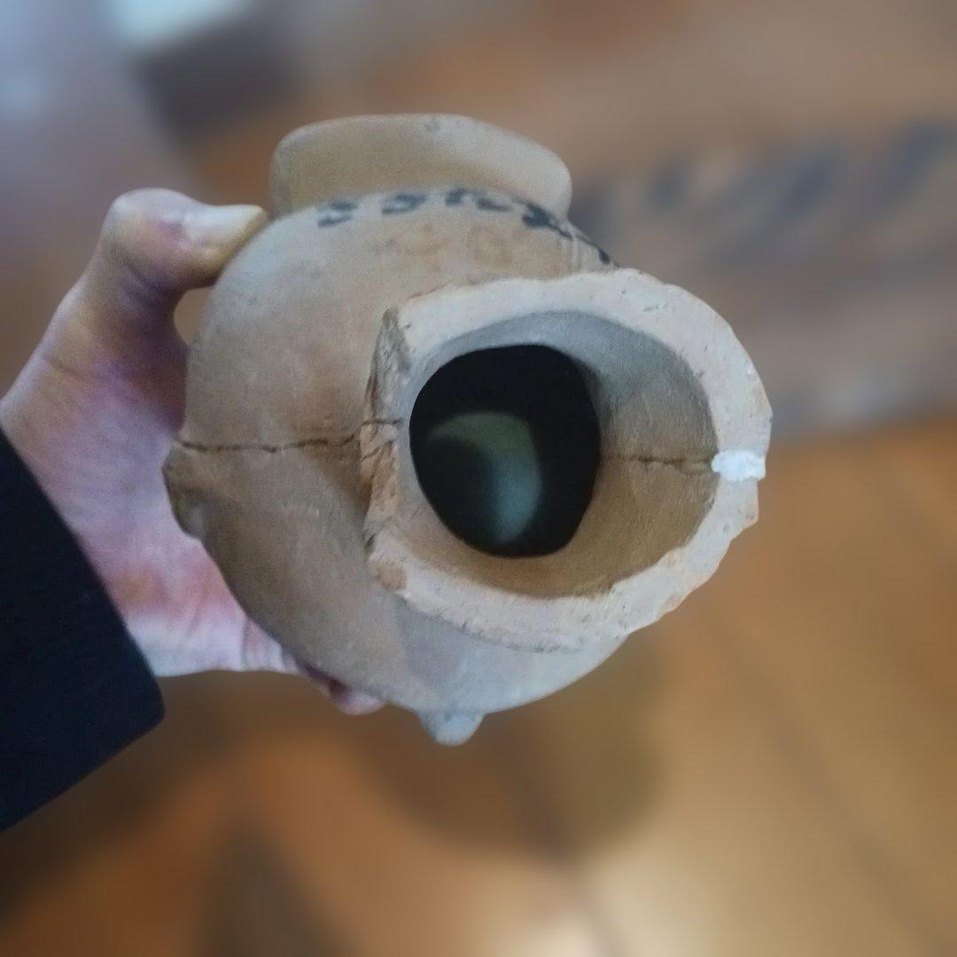 埴輪（はにわ）木製台座付き