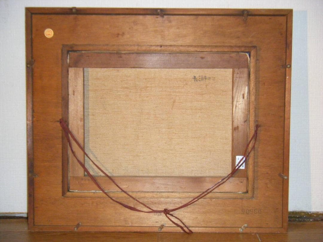 【真作】絵画　作者不詳　サイン有　油彩6号　風景画　逸品　S176