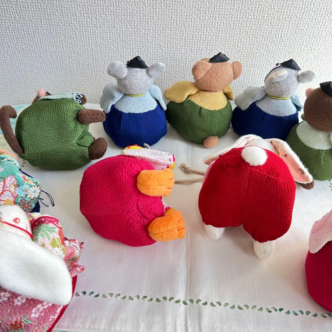 ハンドメイドひな祭りぬいぐるみ10体セット