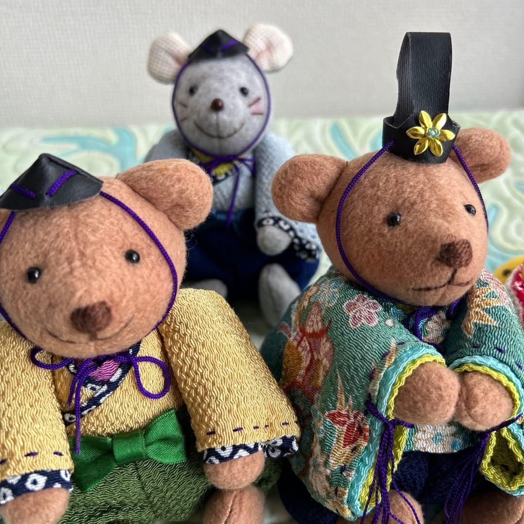 ハンドメイドひな祭りぬいぐるみ10体セット
