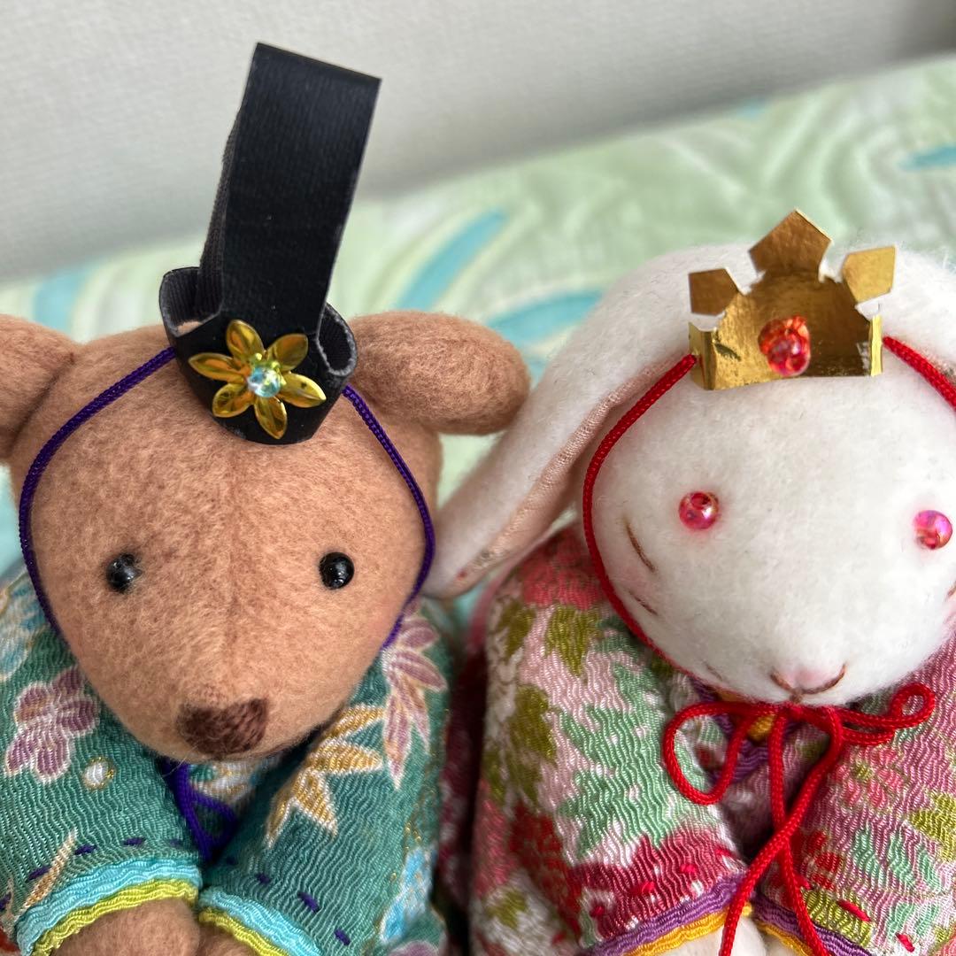 ハンドメイドひな祭りぬいぐるみ10体セット