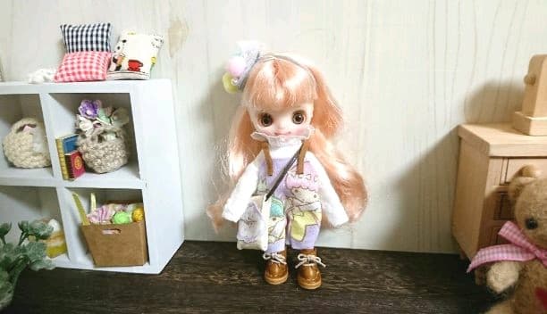 アユミーム⭐プチブライス ～マイメロちゃん柄サロペットコーディネートセット