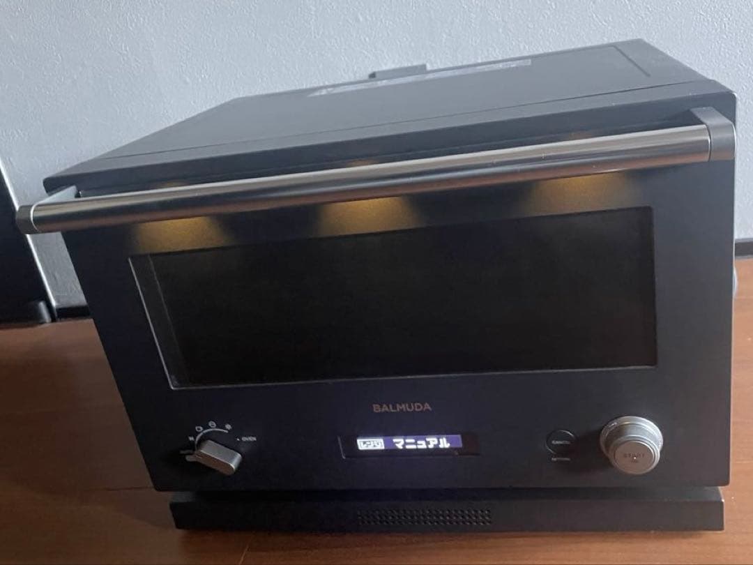 【ジャンク】BALMUDA オーブンレンジ ブラック