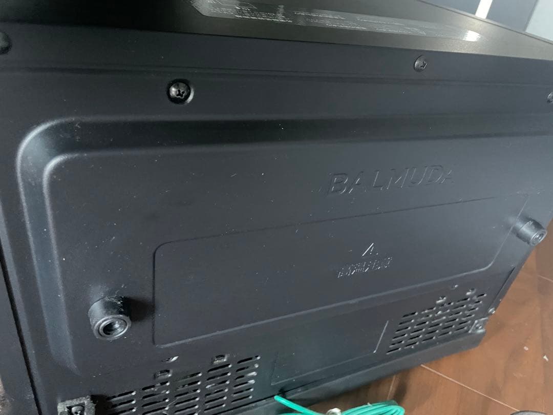 【ジャンク】BALMUDA オーブンレンジ ブラック