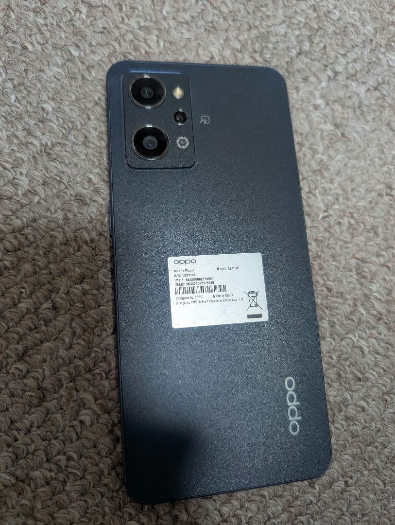 OPPO Reno7 A 本体スターリーブラック