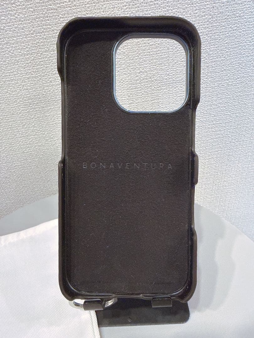 BONAVENTURA iPhone16proレザー スマホケースピンク