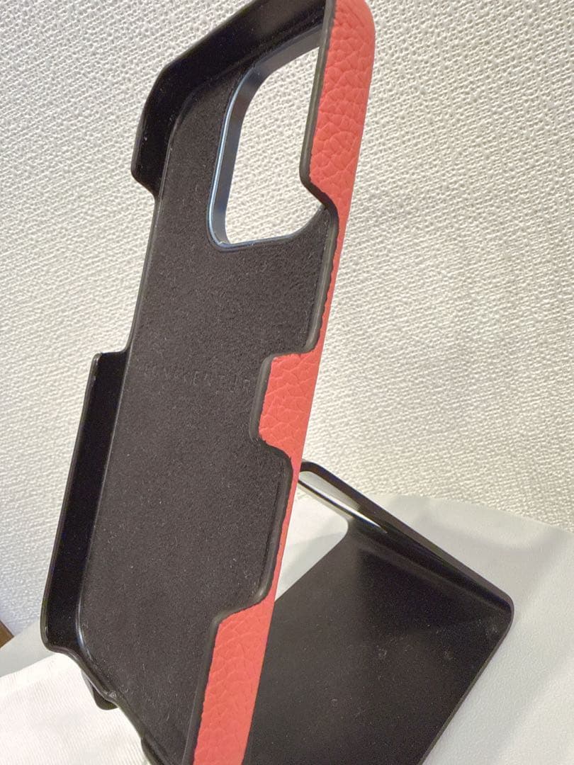 BONAVENTURA iPhone16proレザー スマホケースピンク