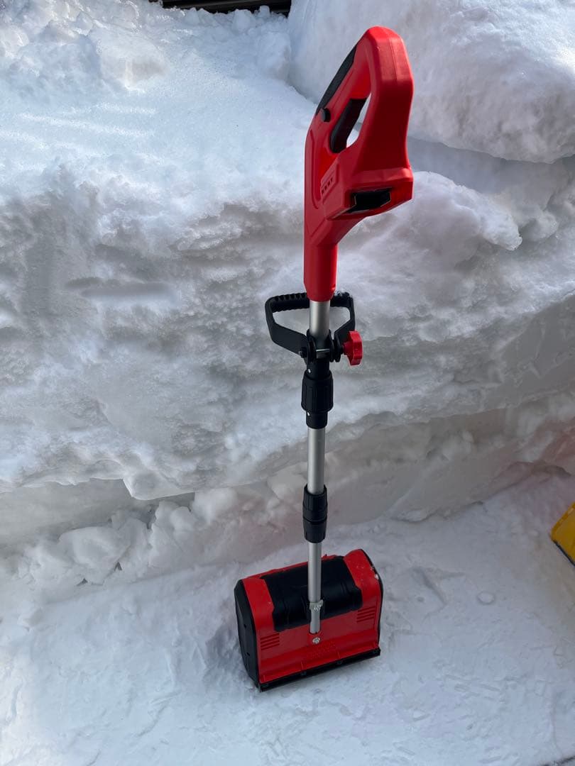 LOOPFKL 電動除雪機 充電式　家庭用 雪掻き電動除雪機【バッテリー2個付】