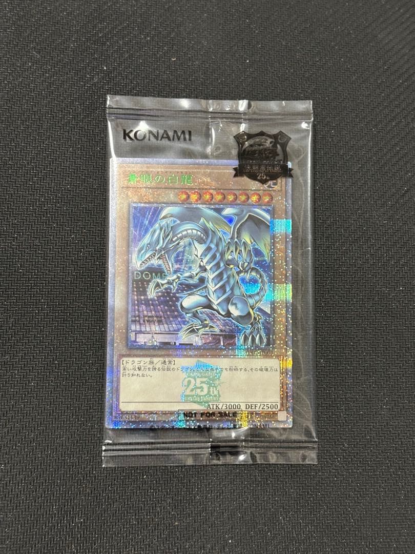 遊戯王　青眼の白龍　東京ドーム　未開封　25th TD02-JP001 封筒