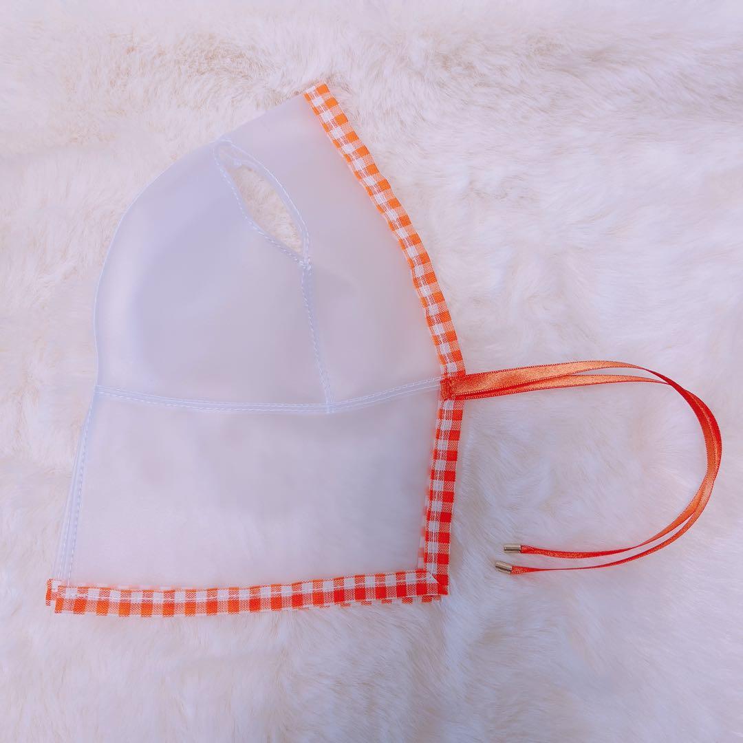 初期ピカチュウ　ハンドメイド（レインコート）オレンジ