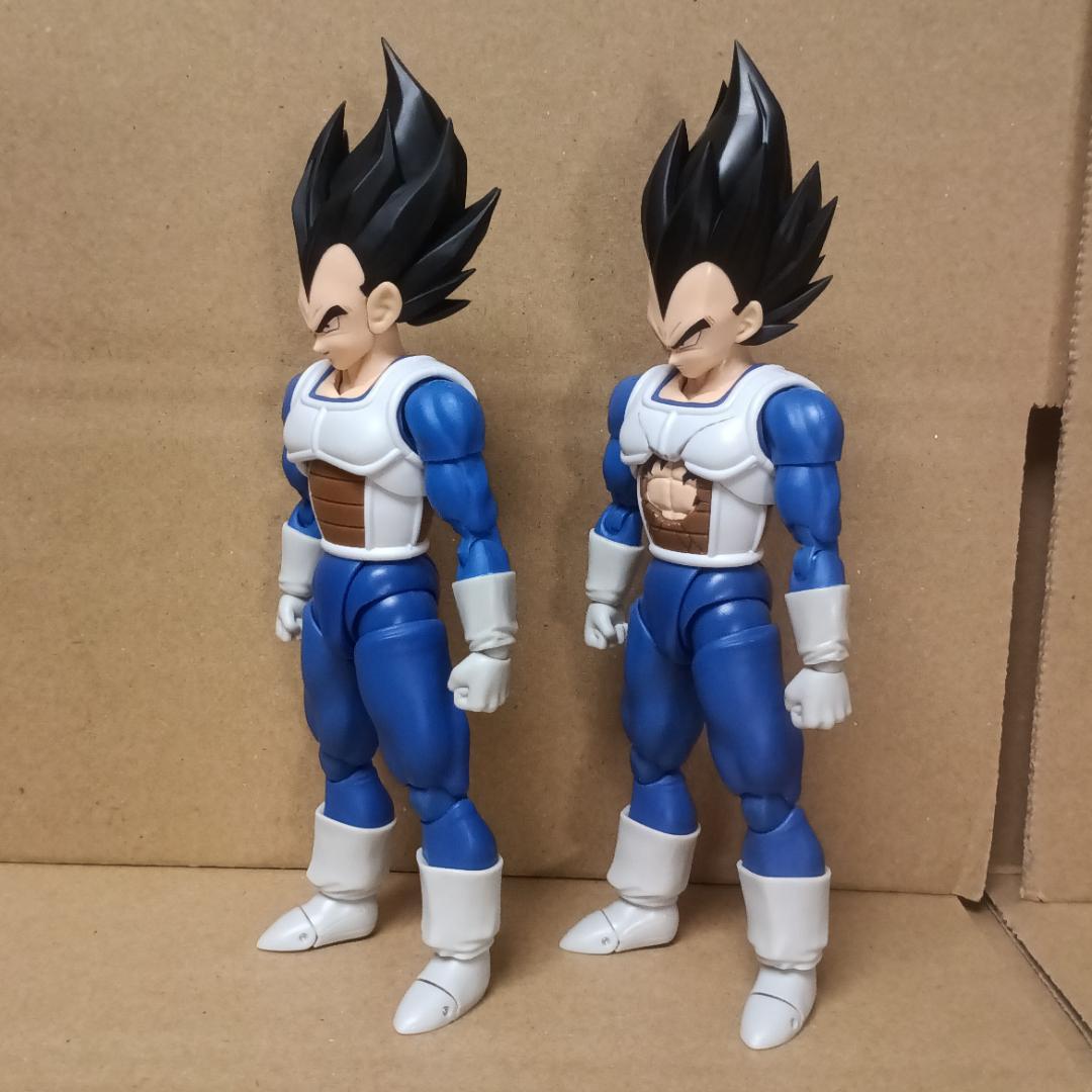 S.H.Figuarts　ドラゴンボール　ベジータ-旧戦闘服 カスタム2体セット