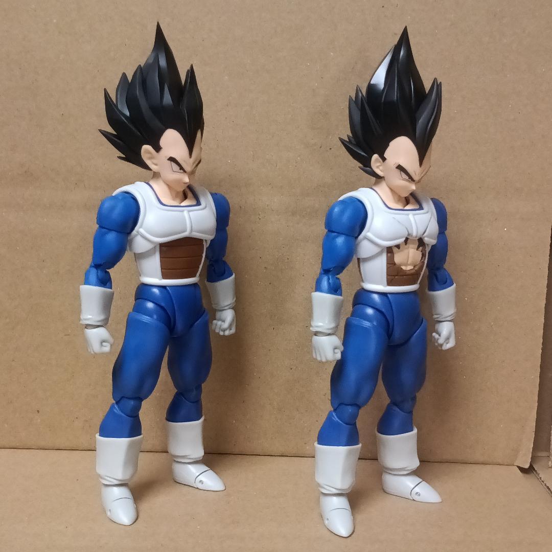 S.H.Figuarts　ドラゴンボール　ベジータ-旧戦闘服 カスタム2体セット