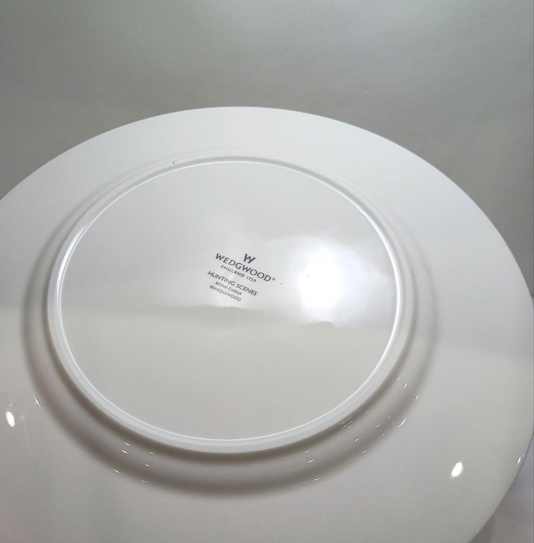 Y3333-4-5 ウェッジウッド ハンティングシーン プレート 直径27㎝