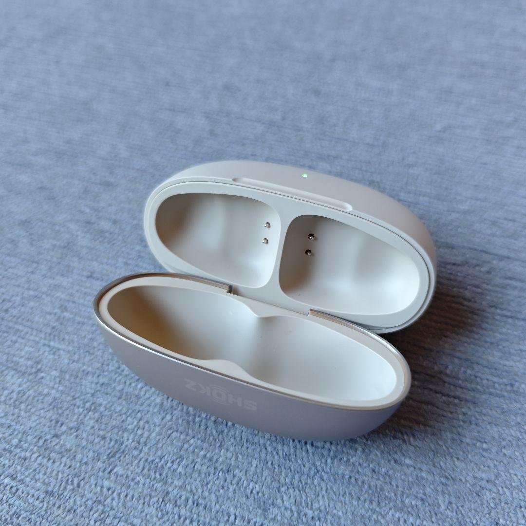 【最終値下げ】Shokz OpenDots ONE 充電ケース　グレー　シルバー