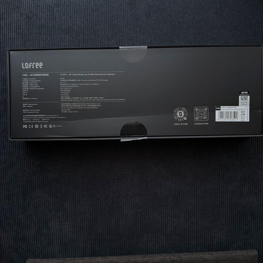 【超美品】Lofree FLOW2 68keys メカニカルキーボード