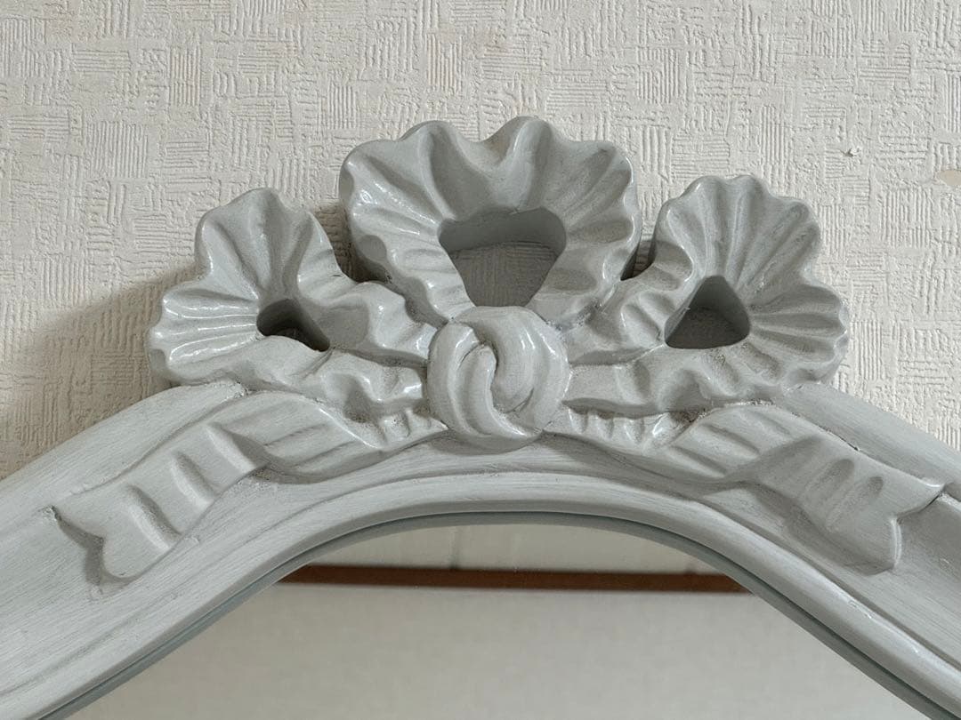 アンティークミラー 全身鏡 シャビー