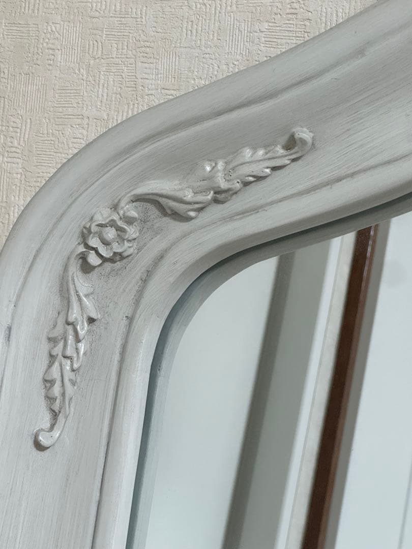 アンティークミラー 全身鏡 シャビー