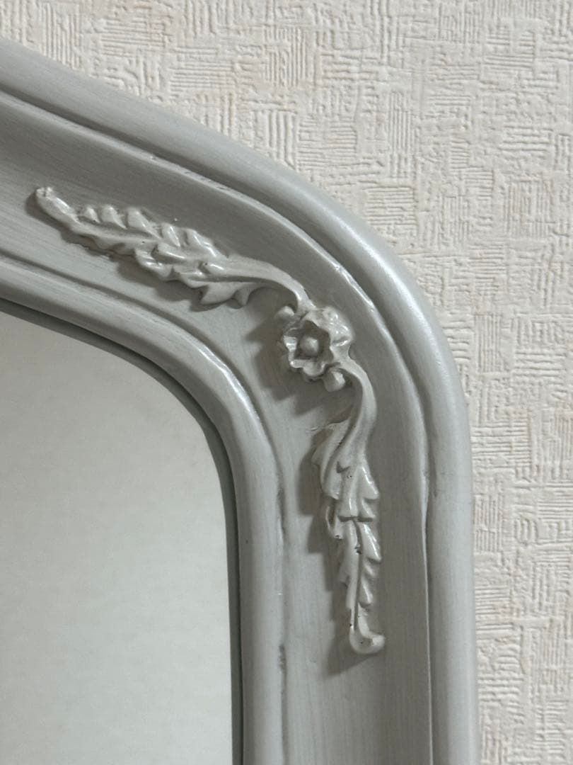 アンティークミラー 全身鏡 シャビー