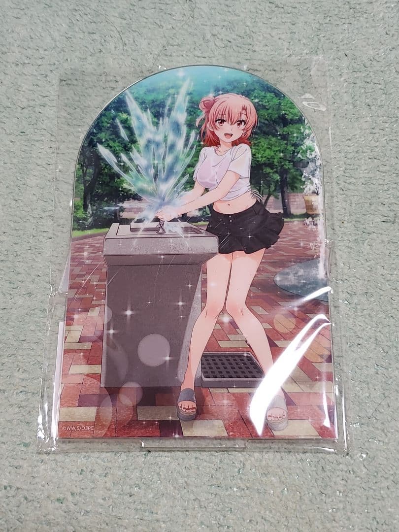 きゃらっとくじ俺ガイル B賞 BIGアクリルスタンド 由比ヶ浜結衣