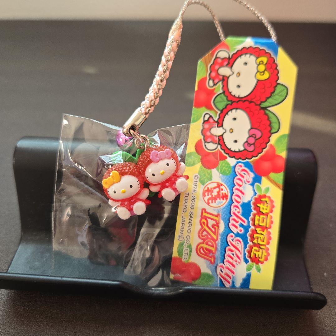ご当地キティちゃん　伊豆　静岡限定　いちご　ストラップ 3個セット