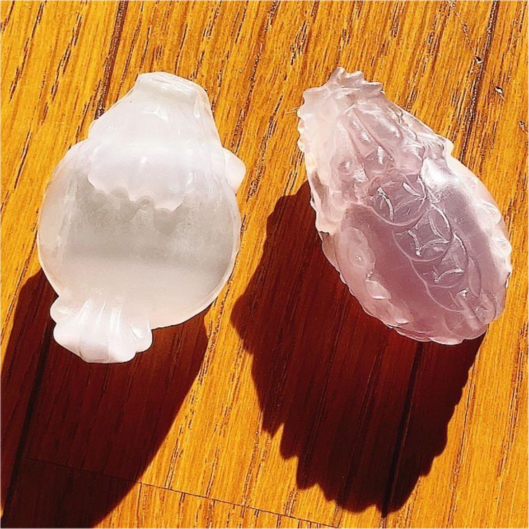 ミルキーカラー 龍亀 セット 天然石 フローライト