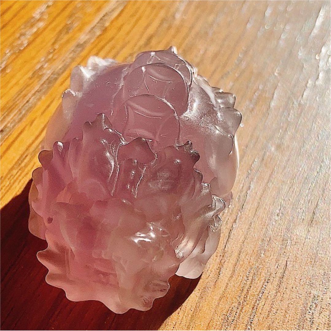 ミルキーカラー 龍亀 セット 天然石 フローライト