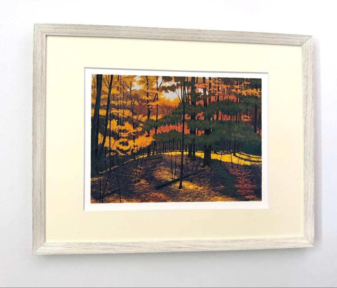 風景 紅葉 絵画 （C）