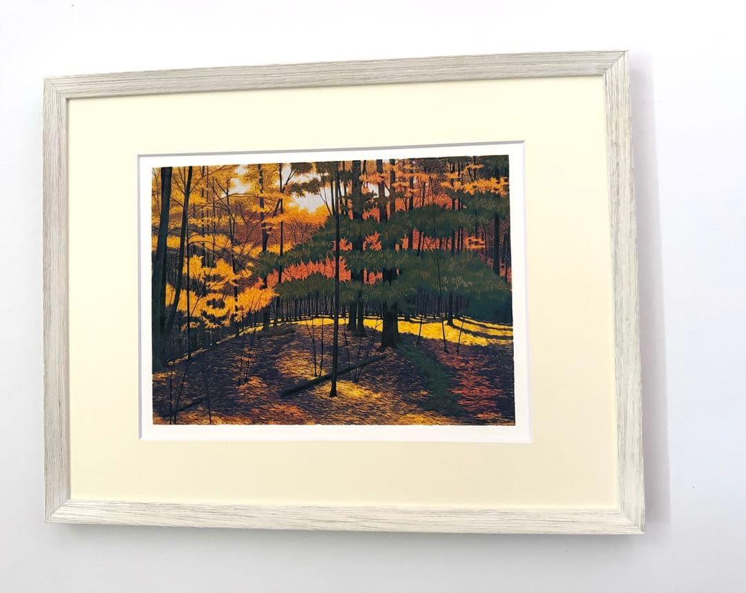 風景 紅葉 絵画 （C）