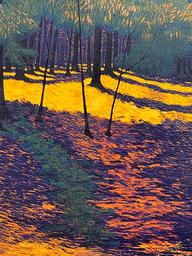 風景 紅葉 絵画 （C）