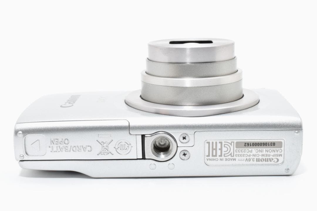 超美品 キヤノン IXY 200 コンパクトデジタルカメラ シルバー Canon