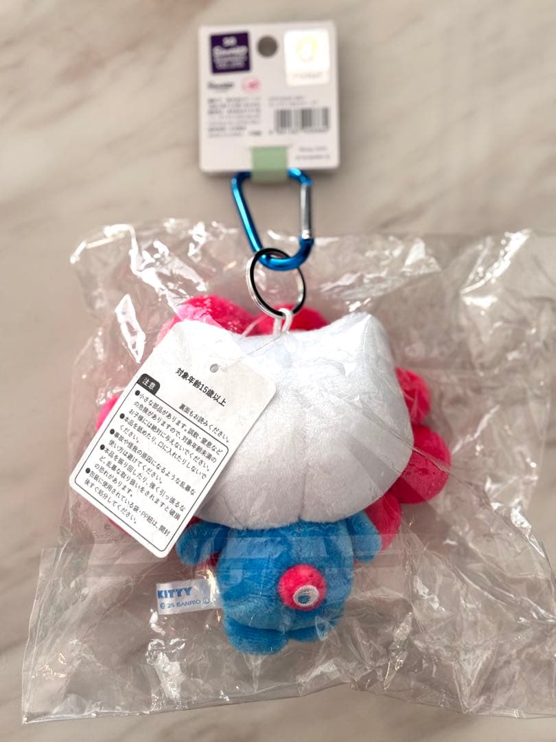 【新品・万博会場限定】ミャクミャク×ハローキティ なりきりぬいぐるみ カラビナ