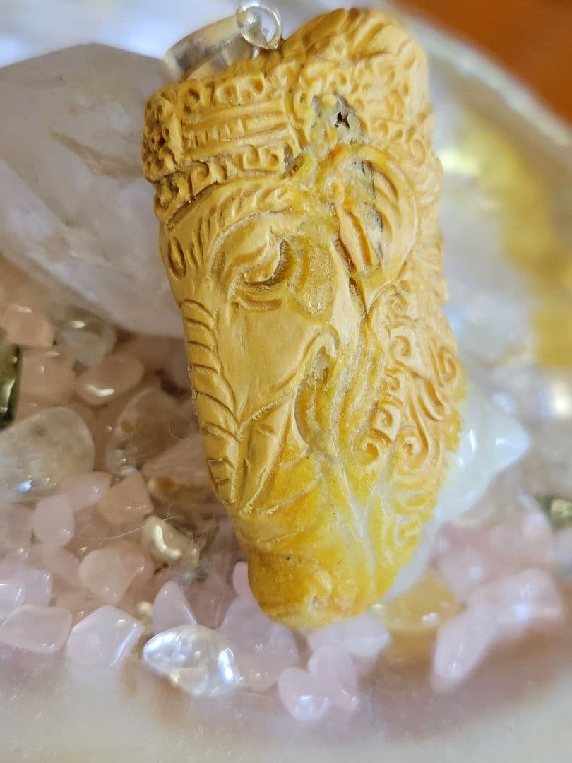 ★ガネーシャ彫刻　ケオン　ペンダントトップ ★