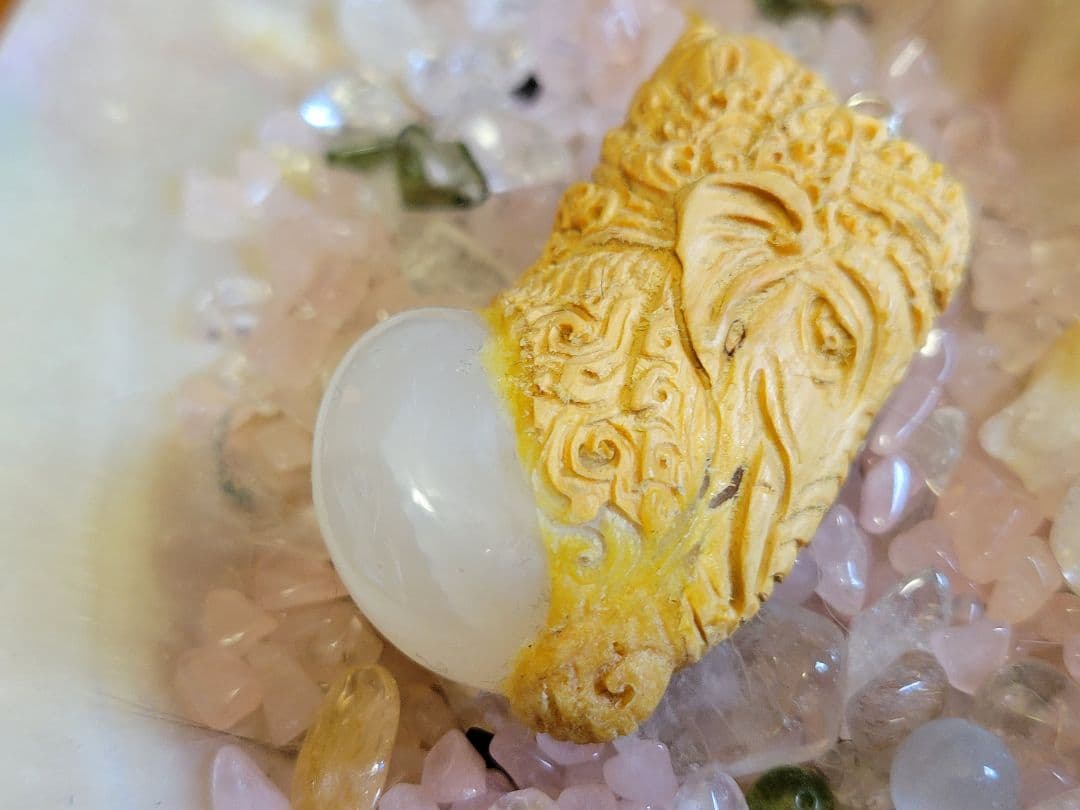 ★ガネーシャ彫刻　ケオン　ペンダントトップ ★