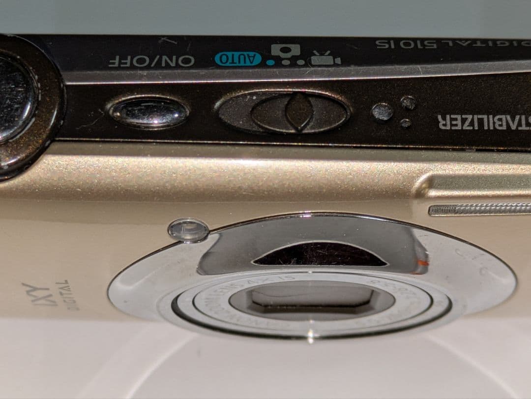 Canon IXY DIGITAL510is 12.1メガピクセル ゴールド