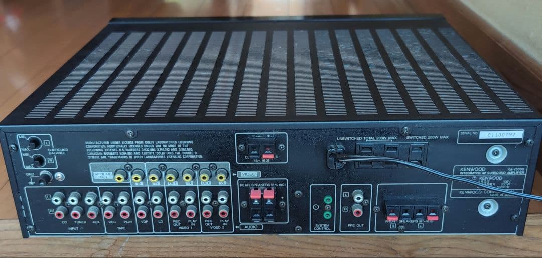 KENWOOD KA-V5000 AVアンプ