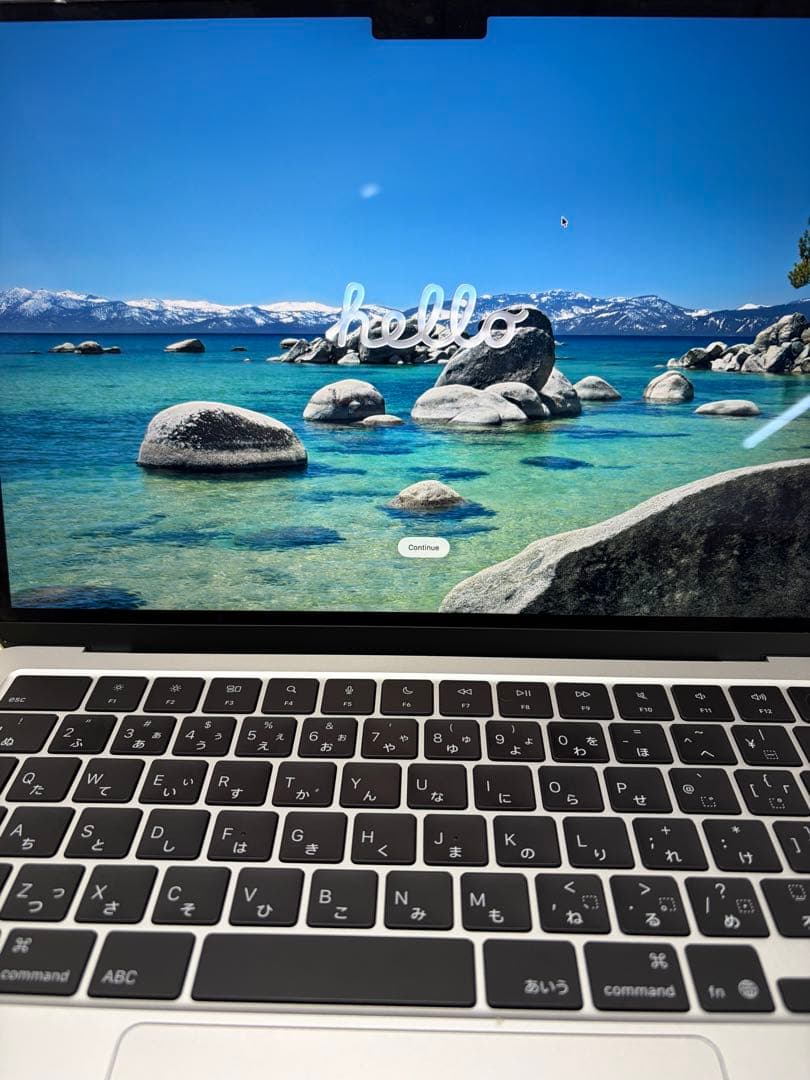 Apple MacBook Air シルバー 本体　超美品　Ｍ4 16GBメモリ