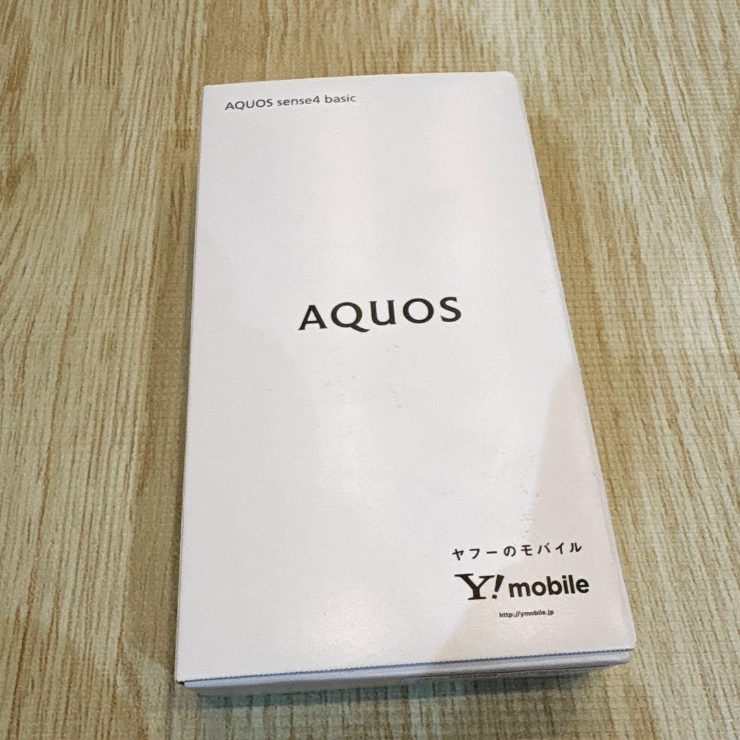 【新品未開封】AQUOS sense4 basic スマートフォン 本体　スマホ