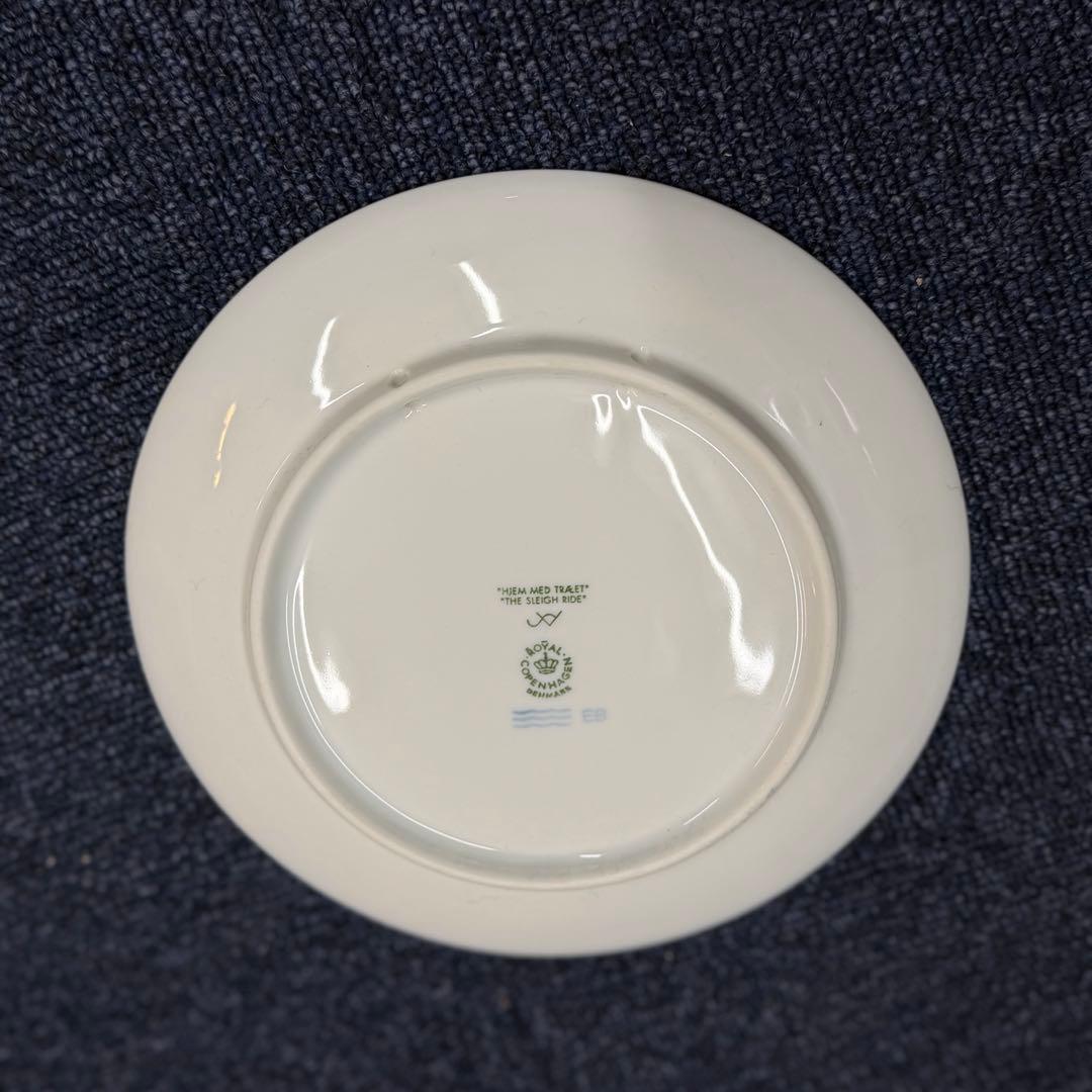 1999年 ロイヤルコペンハーゲン 陶器皿 青い風景