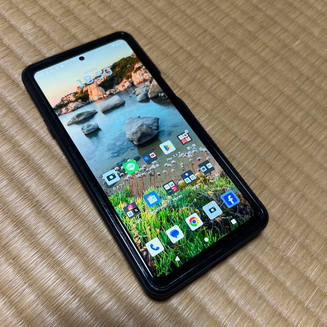 Motorola edge 20 ブルー android13 ケース付き 訳あり