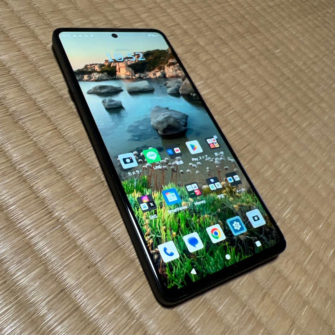 Motorola edge 20 ブルー android13 ケース付き 訳あり