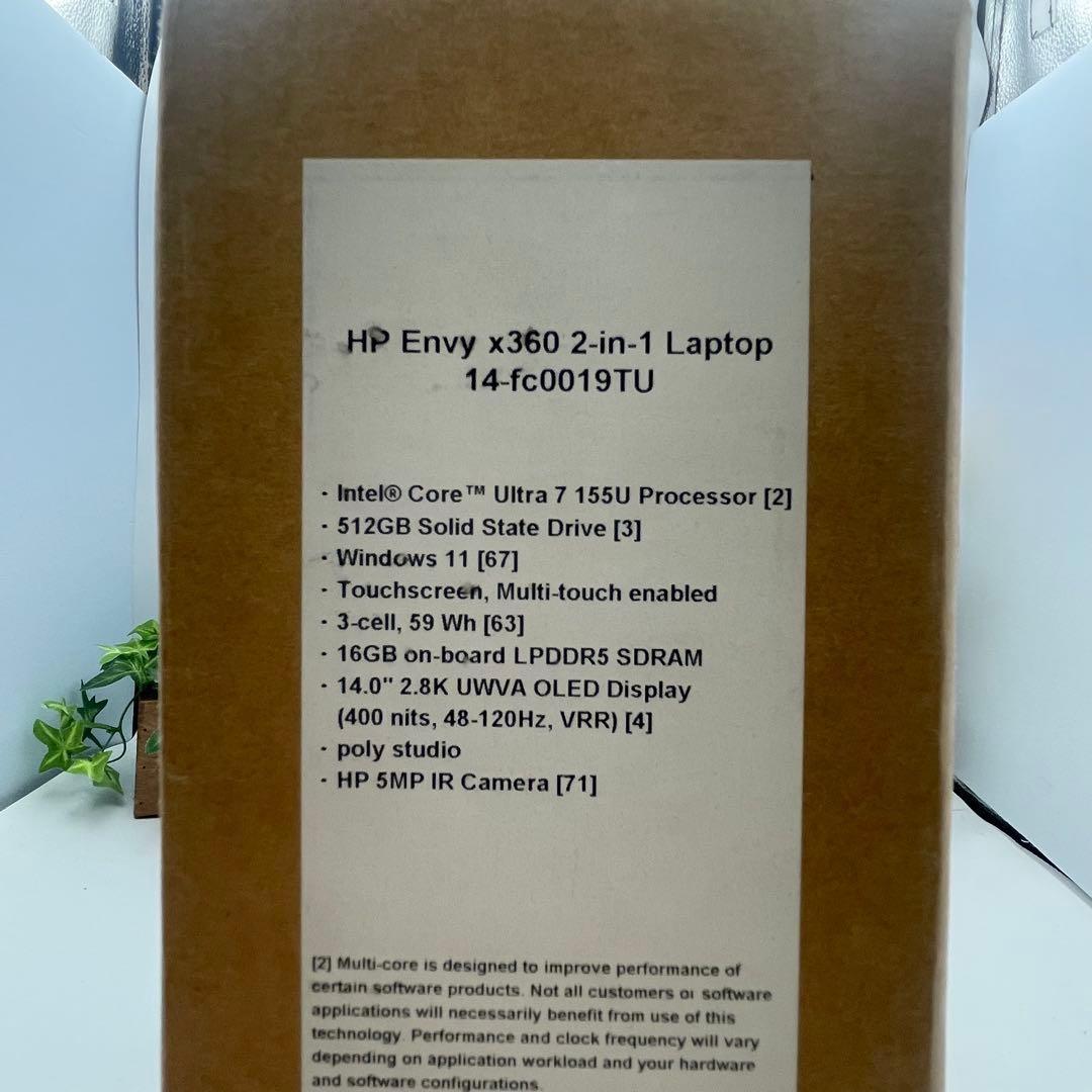 【新品・未開封】HP Envy x360 2in1 14-FC0019TU