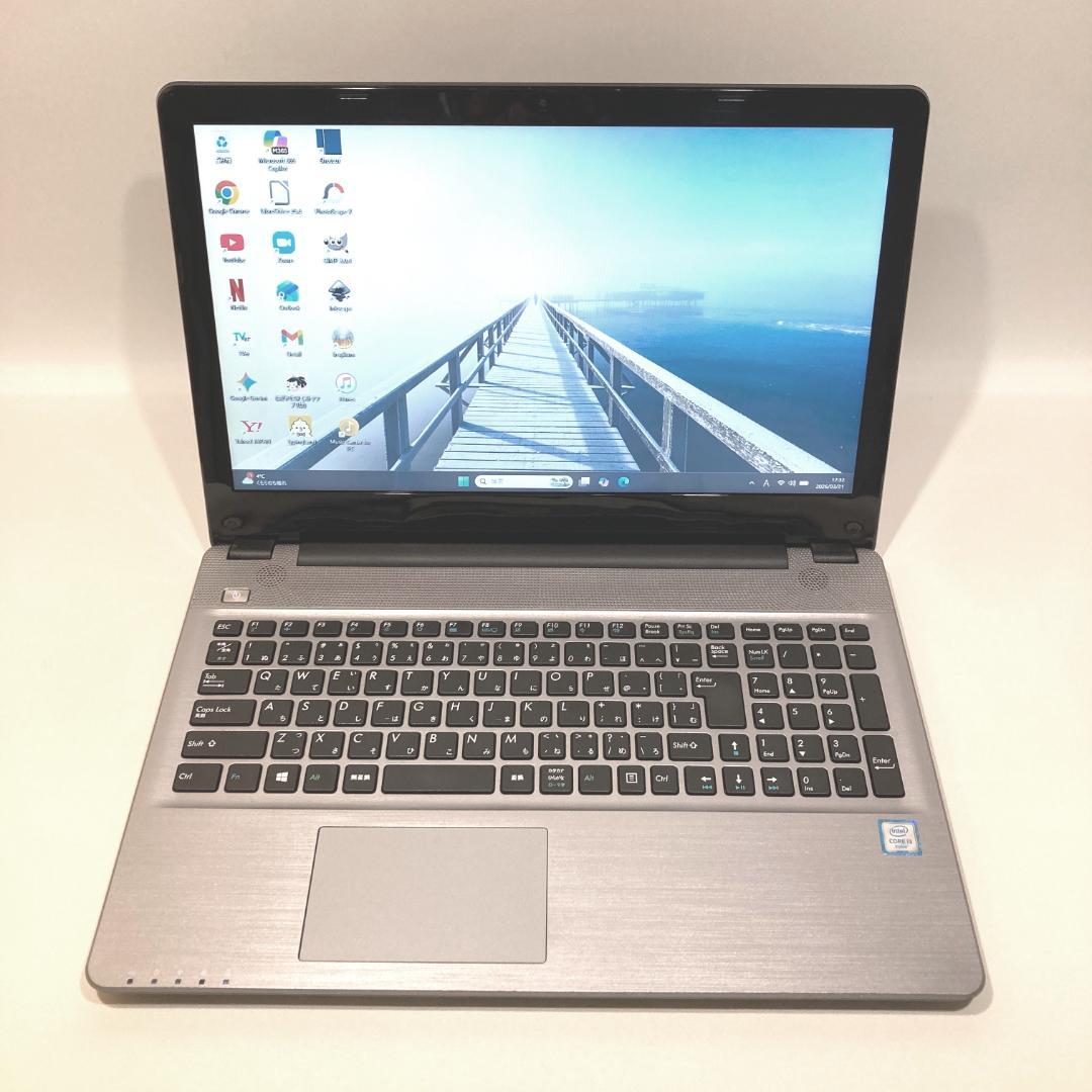 初心者向✨快適・DVD・大容量✨シルバー✨すぐ使えるノートパソコン◇T543-1