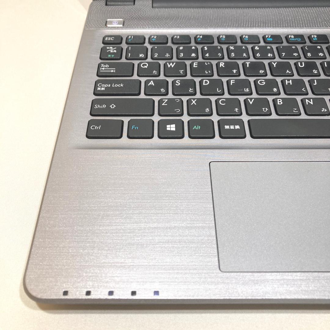 初心者向✨快適・DVD・大容量✨シルバー✨すぐ使えるノートパソコン◇T543-1