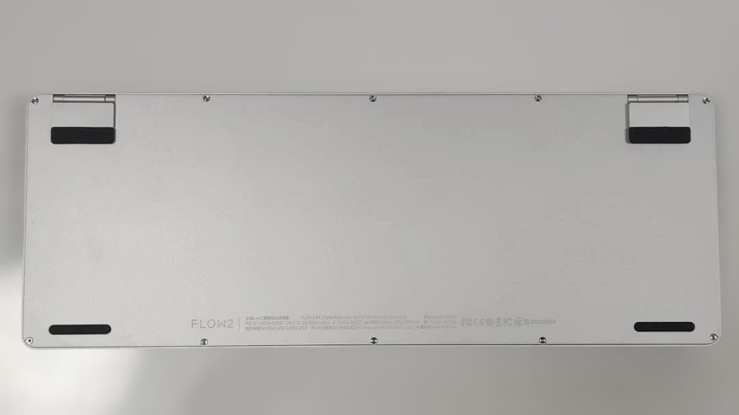 【特別限定カスタム】LOFREE FLOW2シルバー（84キー） ×静音ピンク軸