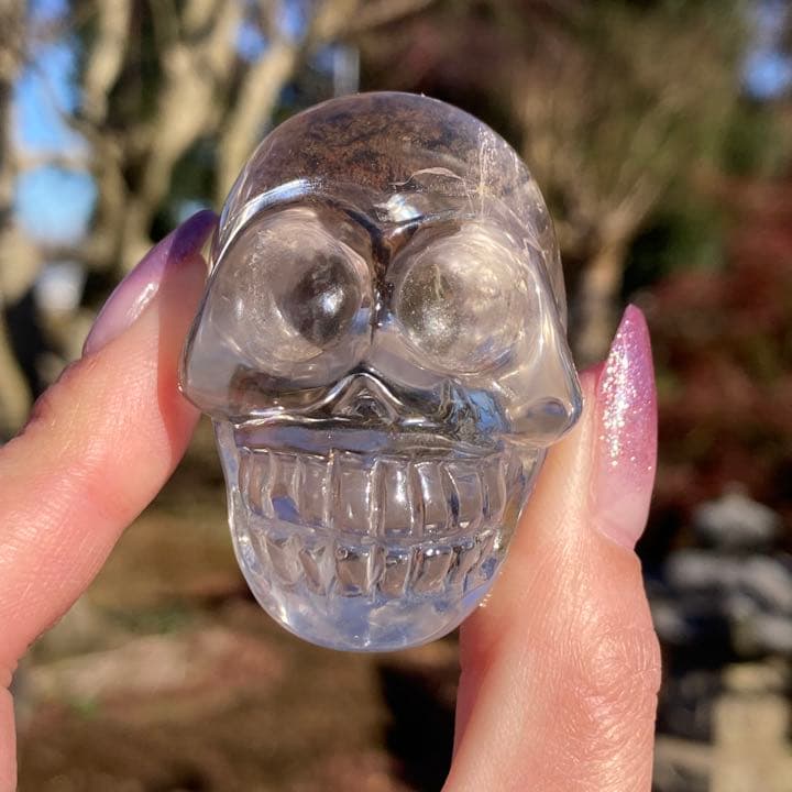 ガネーシュヒマールクォーツ スカル 骸骨