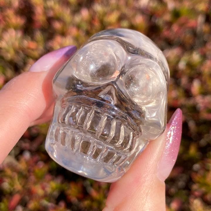 ガネーシュヒマールクォーツ スカル 骸骨