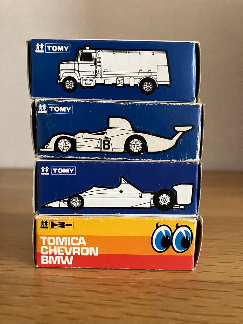 トミカ外国車シリーズ☆青箱4台セット日本製