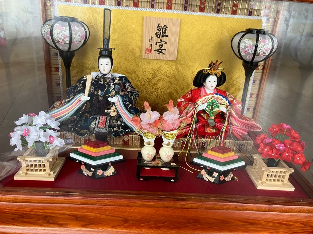 雛人形　新王ケース飾り・お手入れセット